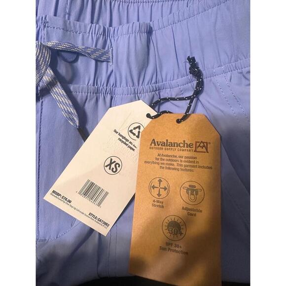 Avalanche Pants Womens Size XS Periwinkle Lavender Active Quick Dry Performance - Picture 5 of 5